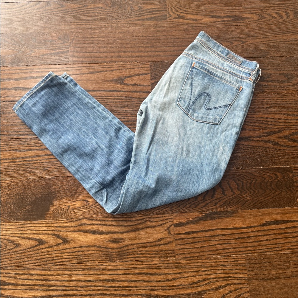 Citizens Of Humanity Blue Straight Jeans